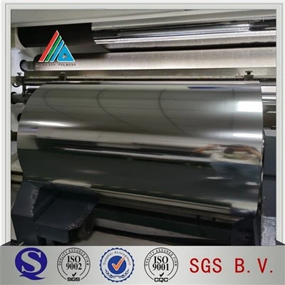 8mic Metallized Silver PET Film For Paper Plate